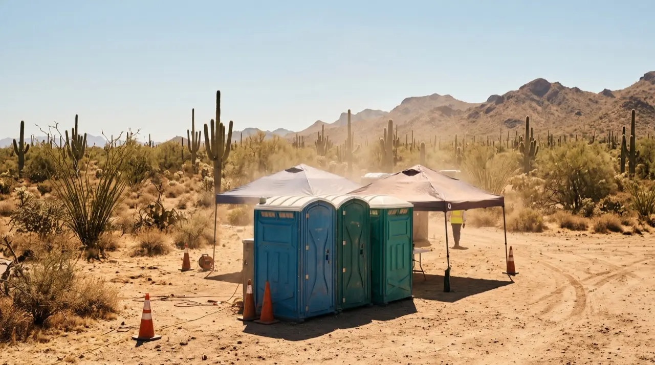 Porta Potties in Arizona Heat: Planning Tips for Summer