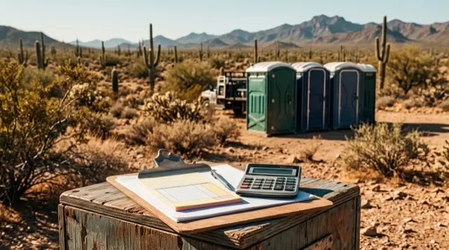 What Affects Porta Potty Rental Cost in Arizona?