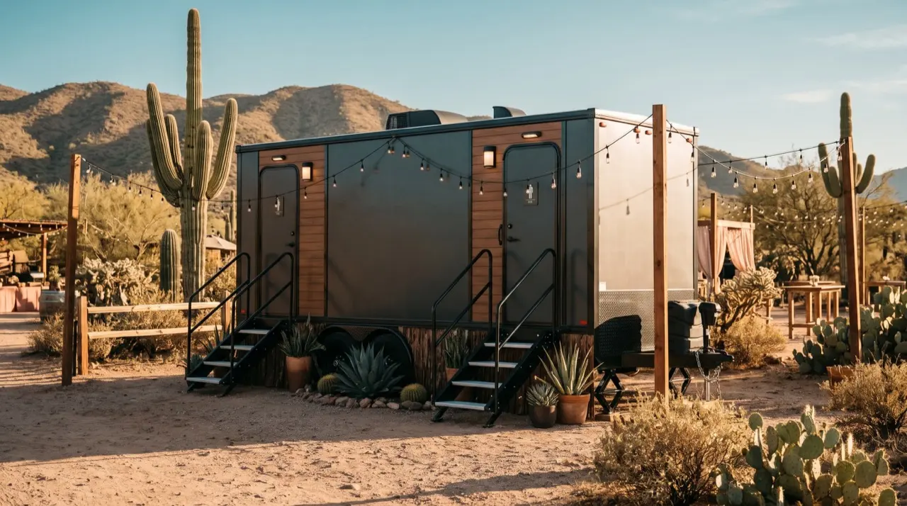 Luxury Restroom Trailers for rent in Arizona