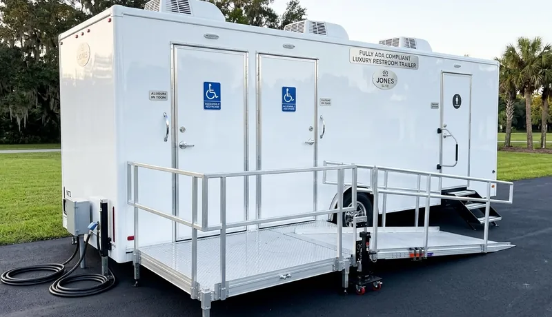 ADA Restroom Trailer on-site placement in Arizona, AZ
