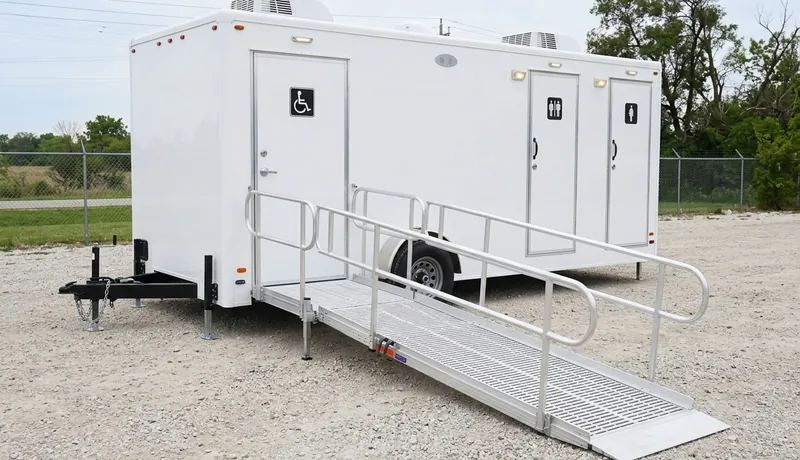 ADA Restroom Trailer event setup in Arizona, AZ