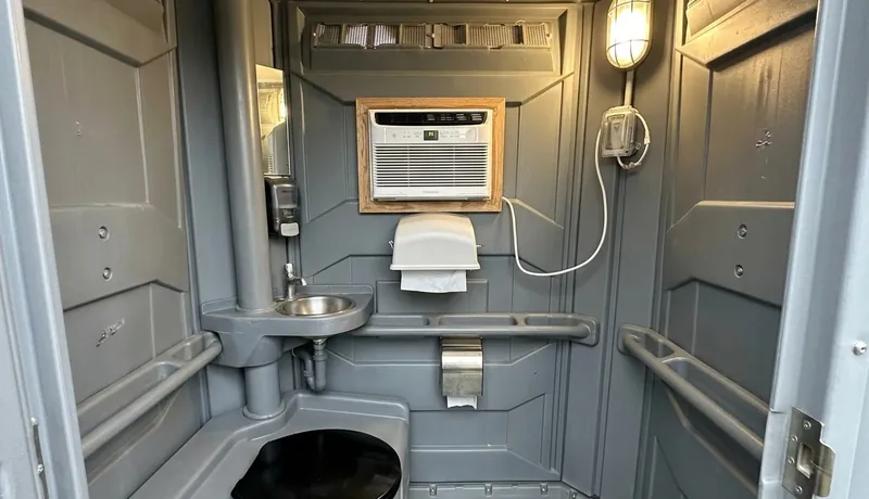 Climate-Controlled Porta Potty construction deployment in Arizona, AZ