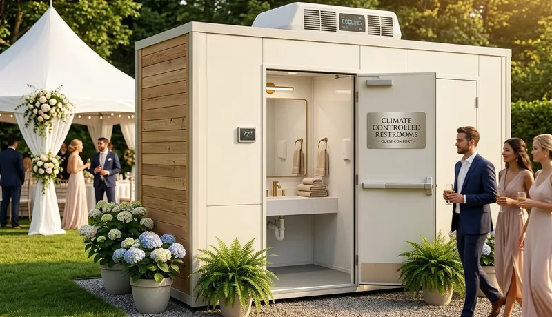 Climate-Controlled Porta Potty on-site placement in Arizona, AZ