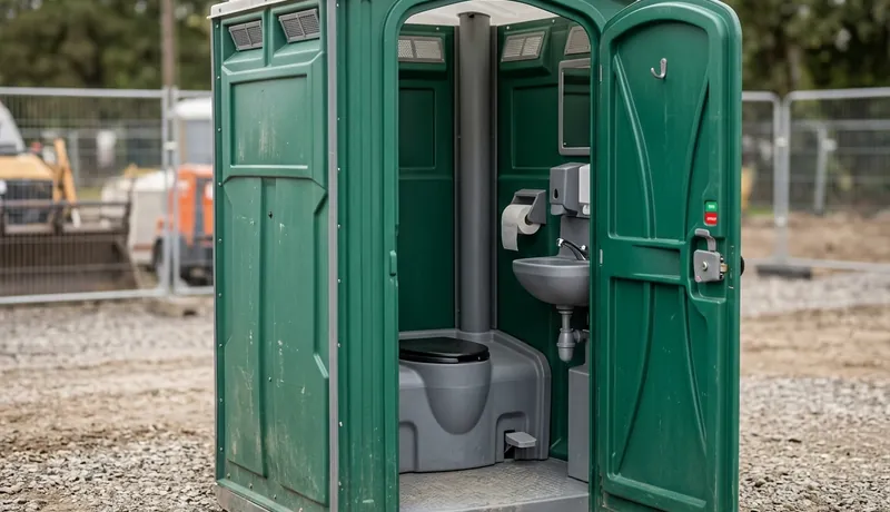 Flushable Porta Potty delivery to site in Arizona, AZ
