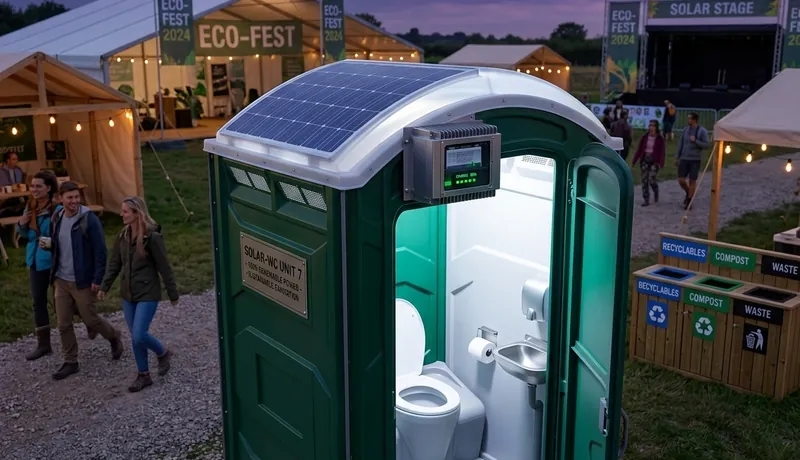 Solar-Powered Porta Potty in Arizona, AZ