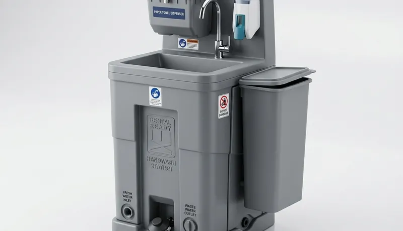 Portable Sink Station on-site placement in Arizona, AZ