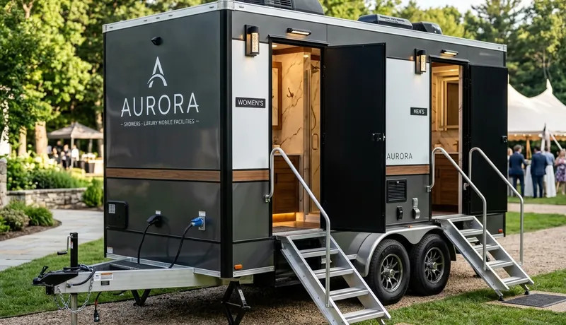 2-Stall Restroom Trailer --- DELIVERY INFO AND SERVICE SCHEDULE ---, Backyard wedding in Scottsdale, Arizona., Arizona, AZ