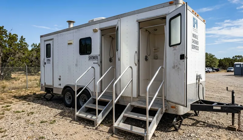 Shower Trailer delivery to site in Arizona, AZ